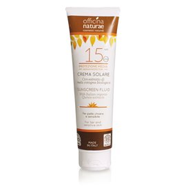 Crema fluida solare spf 15 bio 125ml 