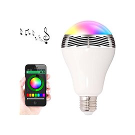 Lampadina LED con altoparlanti audio Bluetooth