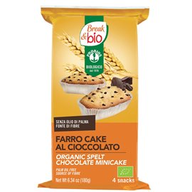 Farro cake al cioccolato bio 4x45gr 
