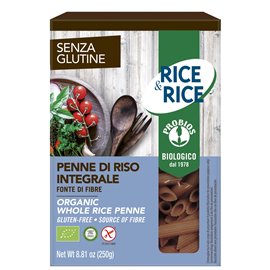 Penne di riso integrali bio s/g 250gr 